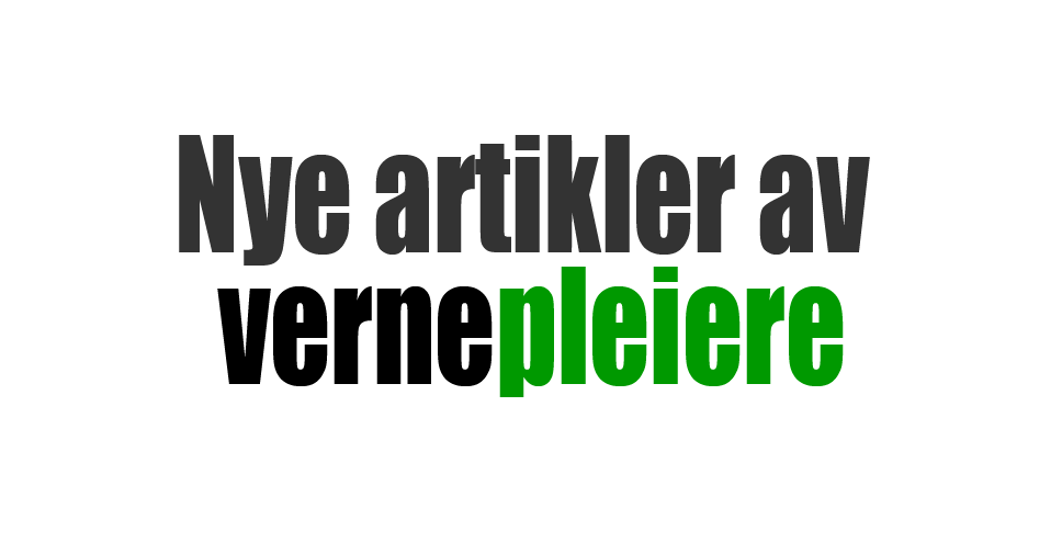 Artikler av vernepleiere