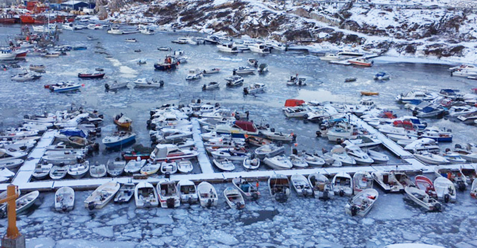 Båthavna i Ilulisat